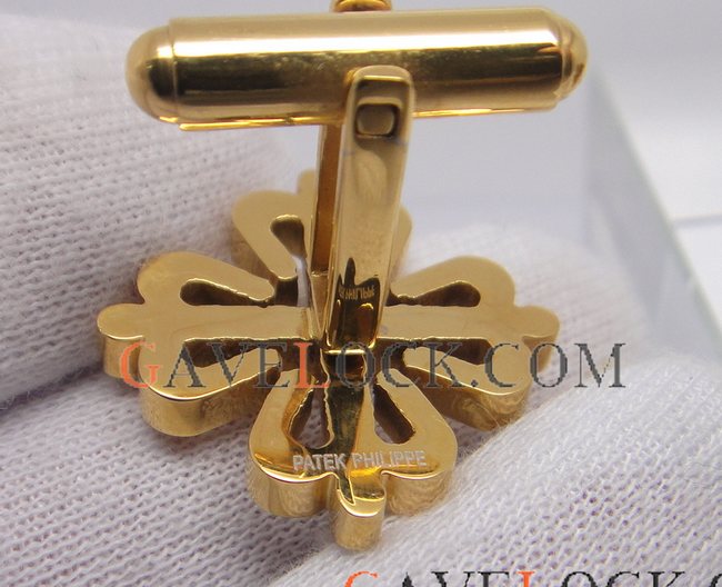 Replica Patek Philippe Cuff Links Yellow Gold Hot Sale